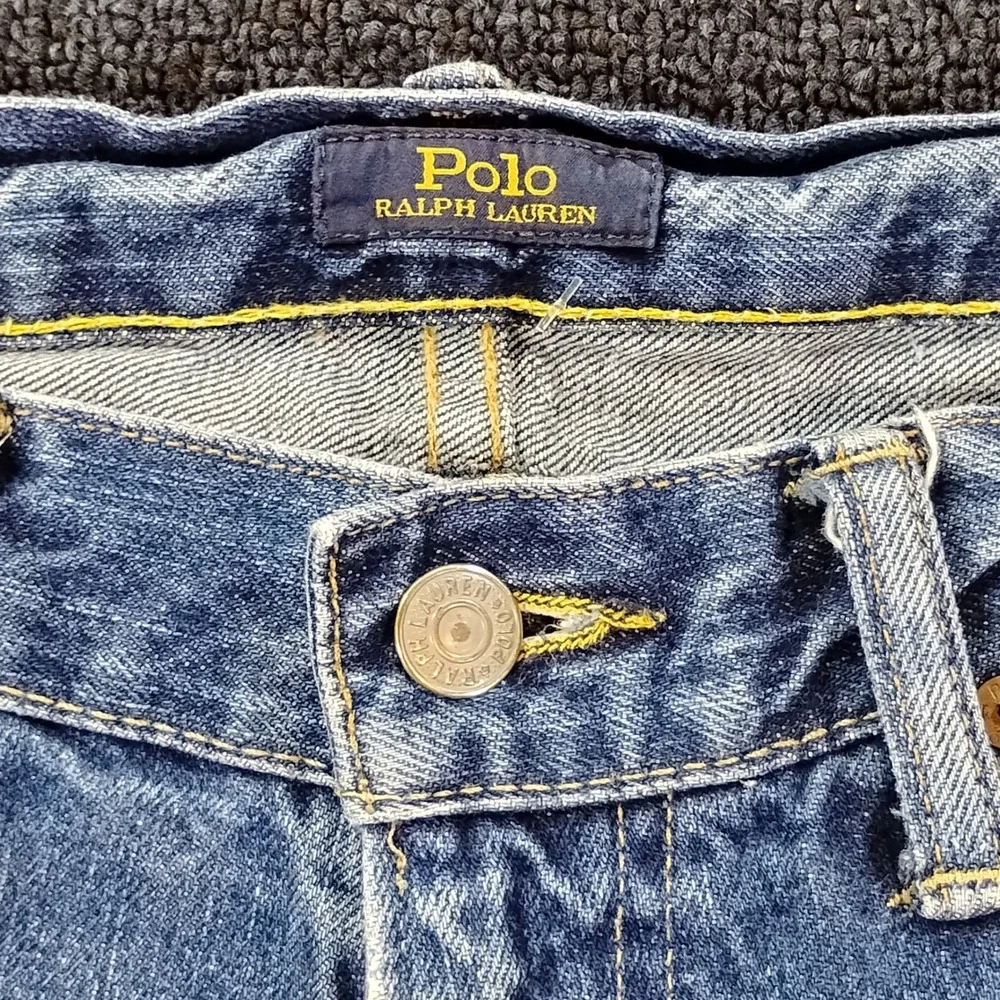 Polo Ralph Lauren Jeans Mens 33x32 Hampton Relaxed Straight Blue Denim Classic